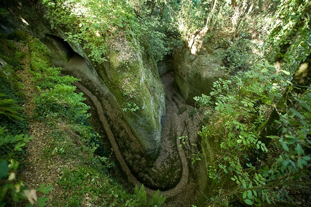 via Cava San Rocco, Sorano