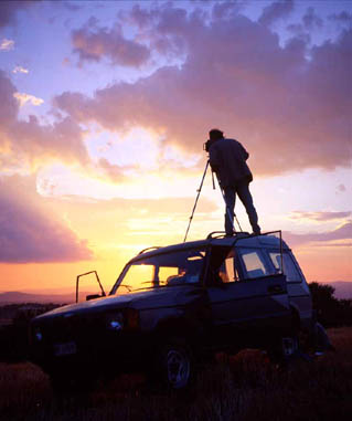 LandRover_ sunset