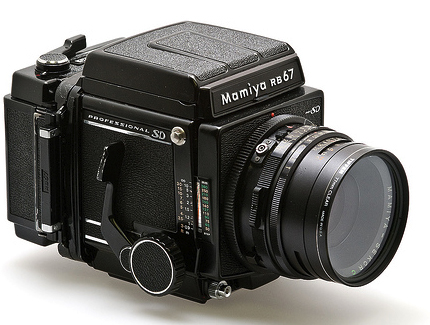 Medium format film camera