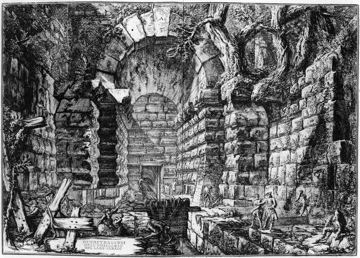 Piranesi tunnel.CastelGandolfo