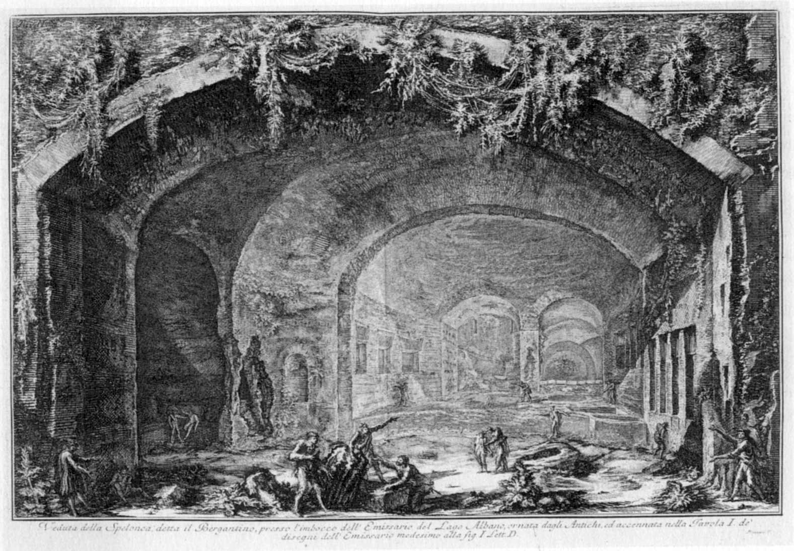 Piranesi Diana baths, Castelgandolfo Rome