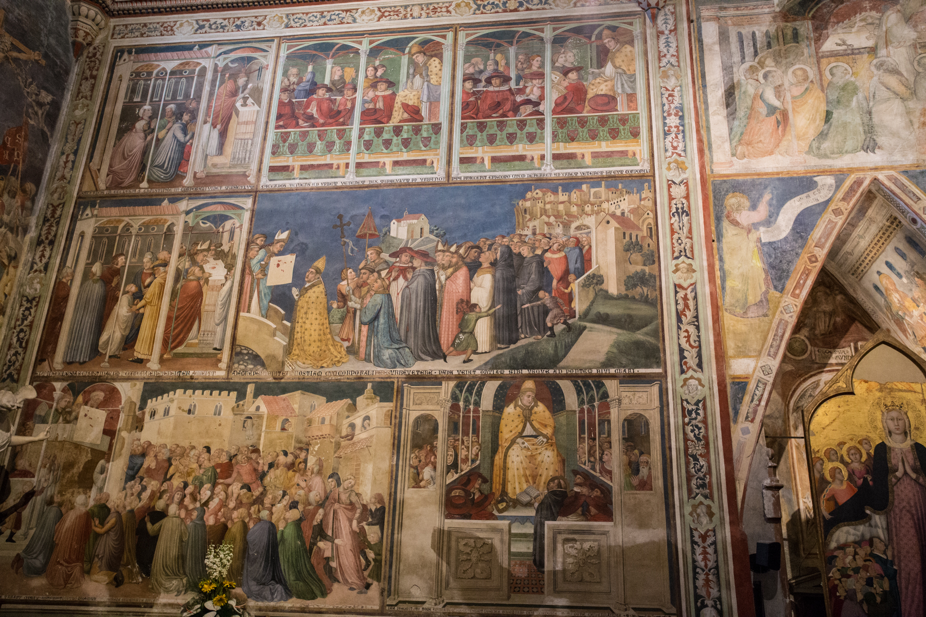 miracle Bolsena fresco,Orvieto