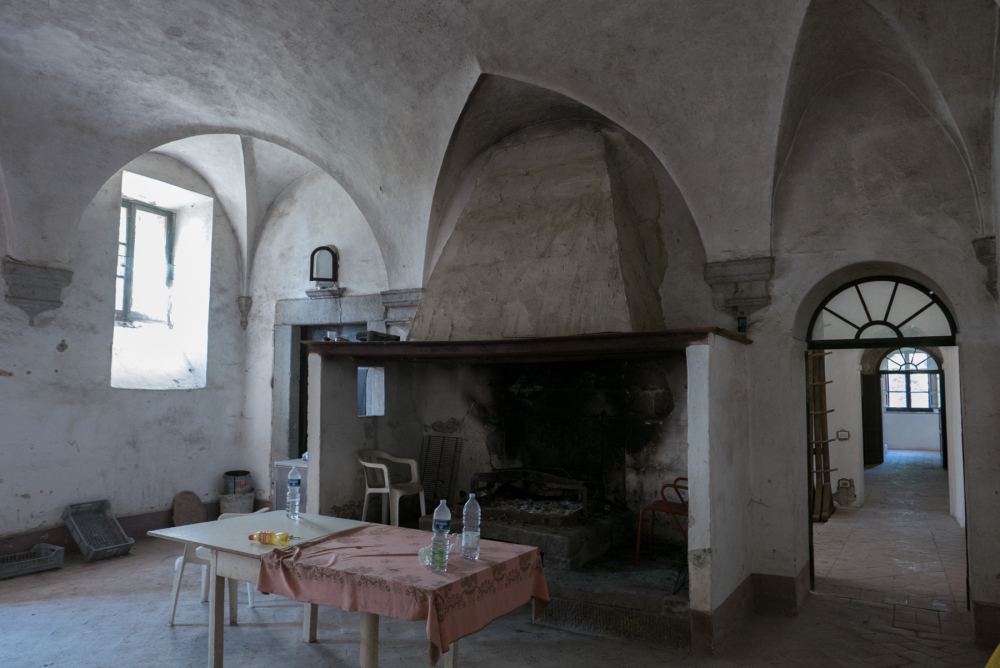 Kitchen and Dining hall osteria Medici Radicofani