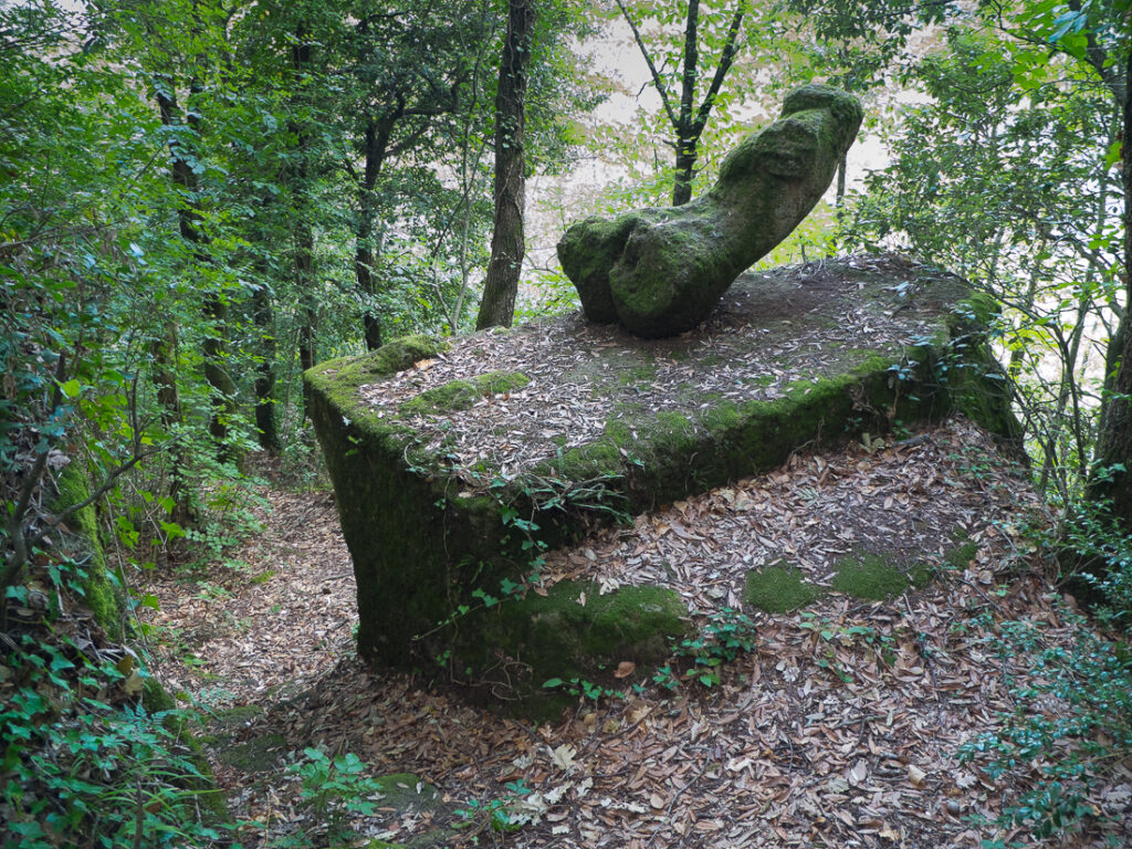 stone statue of goddess